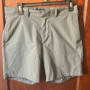 J. Crew Men's 7” Tech  Slate Gray Flat Front Shorts